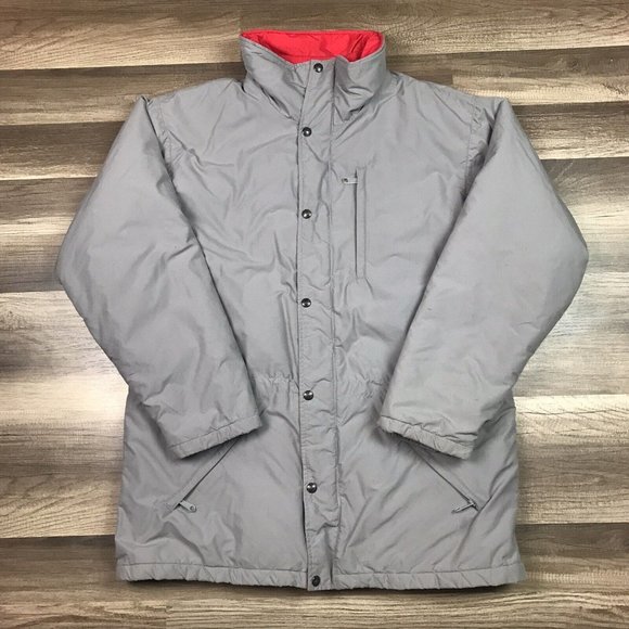 Vintage LL Bean Penobscot Parka Gray USA Puffer Jacket Coat Men’s Sz Large - Picture 1 of 12
